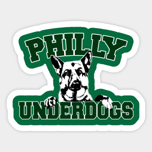 Philly Underdogs Philadelphia Football Fan Philly Philly Sticker